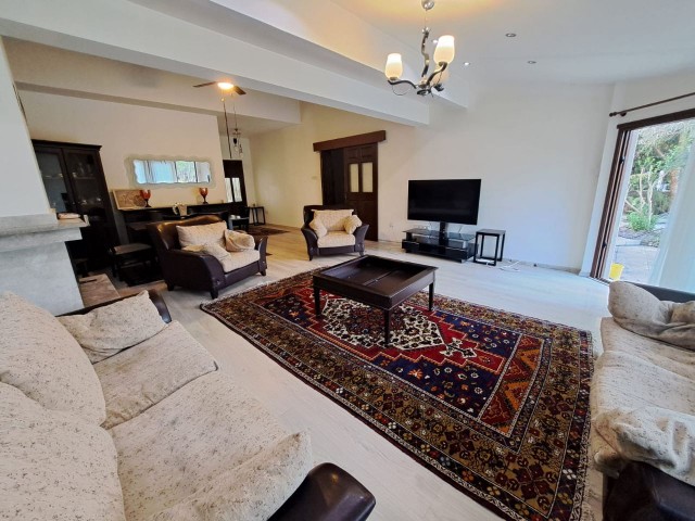 Fully furnished 3+1 villa for rent with detached pool in Ozanköy area