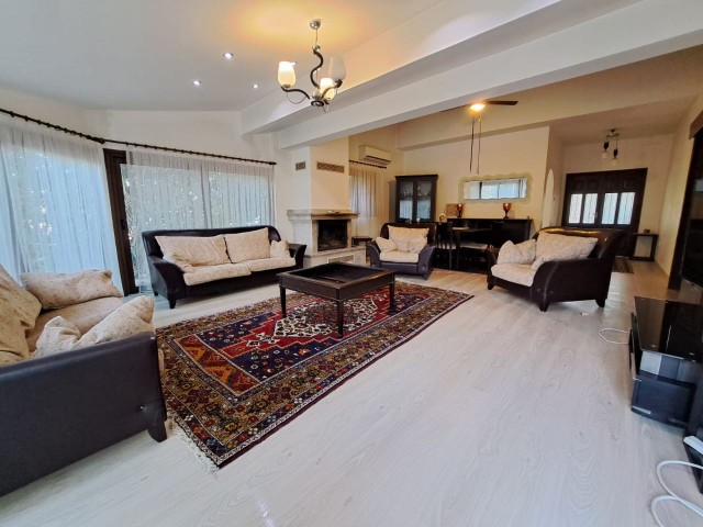 Fully furnished 3+1 villa for rent with detached pool in Ozanköy area