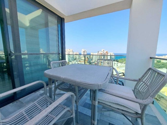 2+1 luxury furnished penthouse for sale in Kyrenia center