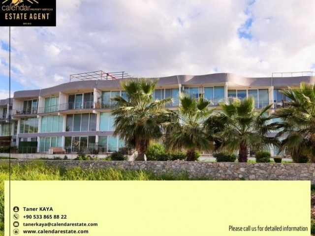 2+1 loft apartment with sea view for sale in Girne Karaoğlanoğlu, 50 meters from the sea and the public beach