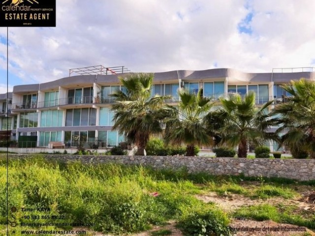 2+1 loft apartment with sea view for sale in Girne Karaoğlanoğlu, 50 meters from the sea and the public beach