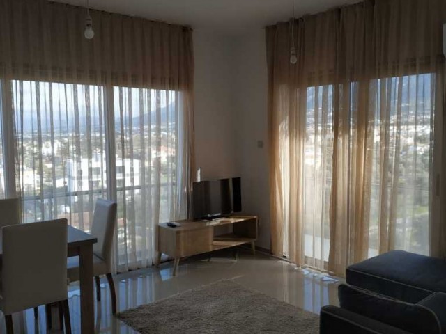 1+1 Wohnung zur Miete in der Skyport-Residenz Kyrenia Doğanköy (wird in der ersten Maiwoche verfügbar sein).