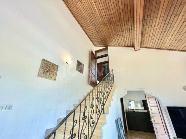 Fully restored Pool Villa with magnificent sea view in Çatalköy, share title deed