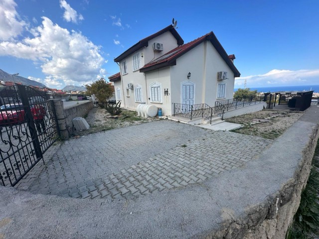 Fully restored Pool Villa with magnificent sea view in Çatalköy, share title deed