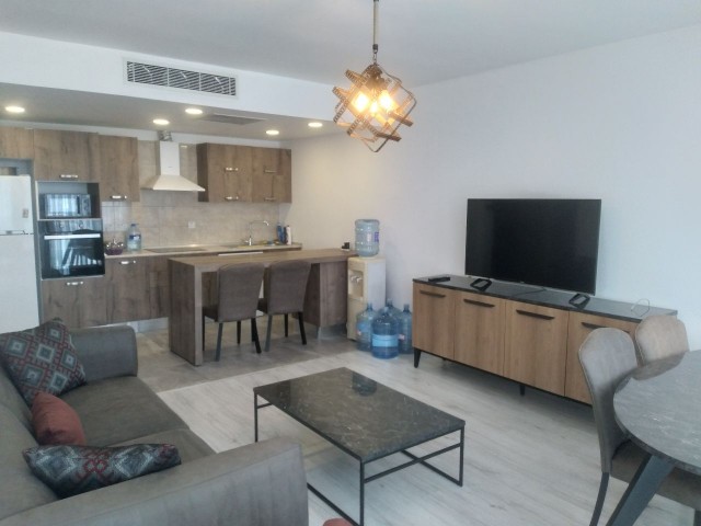 FULLY FURNISHED 2+1 FLAT FOR RENT IN A SECURE COMPLEX WITH POOL IN KYRENIA CENTER