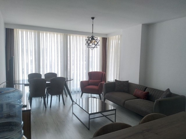 FULLY FURNISHED 2+1 FLAT FOR RENT IN A SECURE COMPLEX WITH POOL IN KYRENIA CENTER