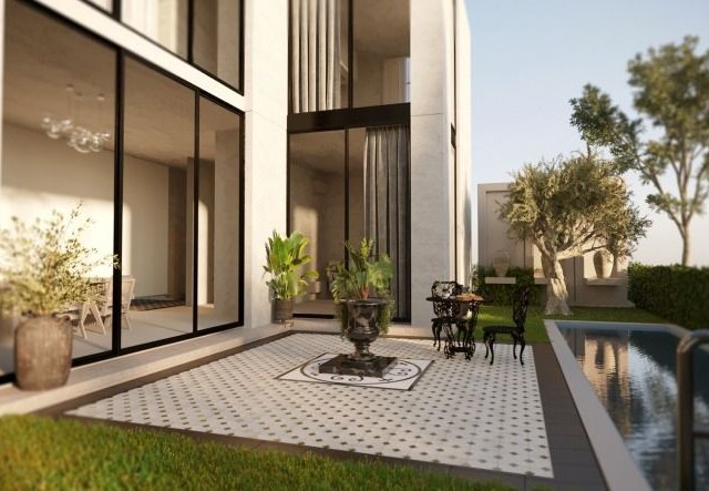 Denize 400 mt uzaklıkta satılık 4+1 280m2 modern villa  (48 ay şirkete borçlanma imkanı )  