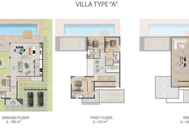 Denize 400 mt uzaklıkta satılık 4+1 325m2 modern villa (48 ay şirkete borçlanma imkanı )