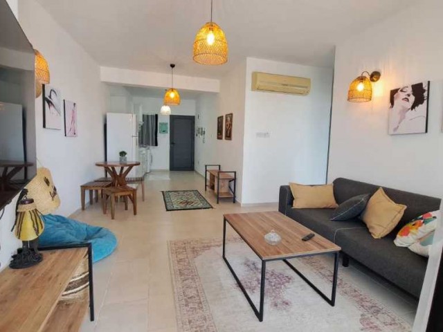 2+1 flat for rent with garden in Kyrenia