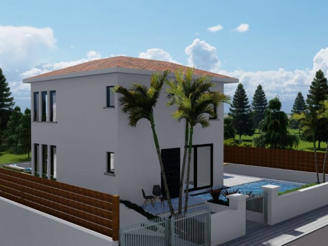 Fantastischer Meerblick in chatalköy-Oktober 2021 schlüsselfertig-4 + 1 Triplex VILLA mit privatem Pool ** 