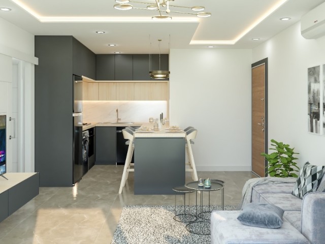 Luxury 2+1 apartments for sale in Iskele longbeach