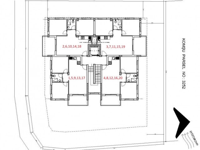 Flats for Sale in Famagusta, Çanakkale, Close to the main road