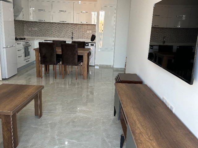 Fully luxury furnished 2+1 brand new flats for rent in Iskele Long beach