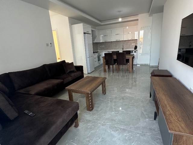 Fully luxury furnished 2+1 brand new flats for rent in Iskele Long beach