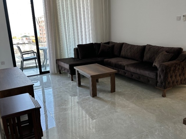 Fully luxury furnished 2+1 brand new flats for rent in Iskele Long beach