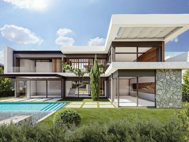 4+1 luxury villas for sale in Çatalköy