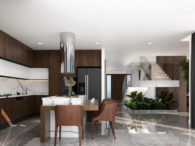 4+1 and 5+1 luxury villas for sale in Çatalköy