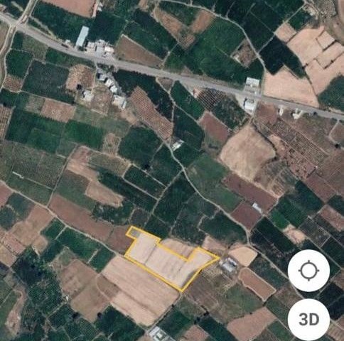 For Sale 17.5 Acres of Field at the Entrance of Guzelyurt Region  