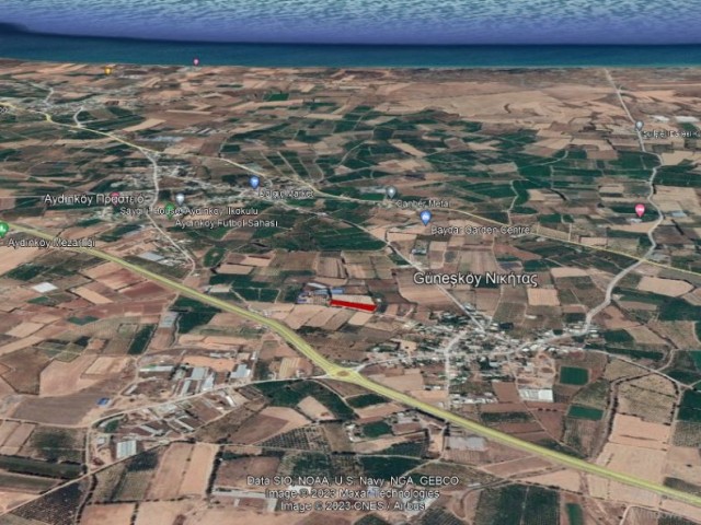 In Guzelyurt, Guneskoy, Chapter 96, 4.5 Decares of Land For Sale