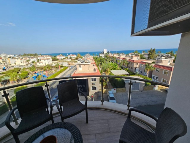 İskele Div. 2+1 Flat for Rent with Sea View in SeaShell Apartment