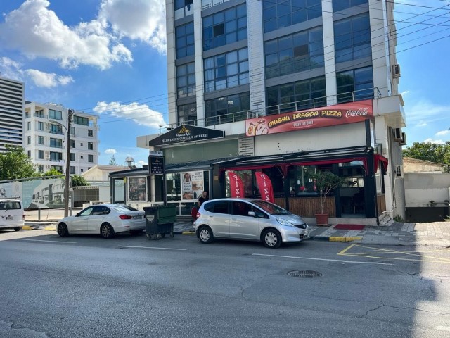 Dragon Pizza Restaurant Next to Chicken Planet Restaurant on Nicosia's Busiest Street, Yenişehir, is Subleased