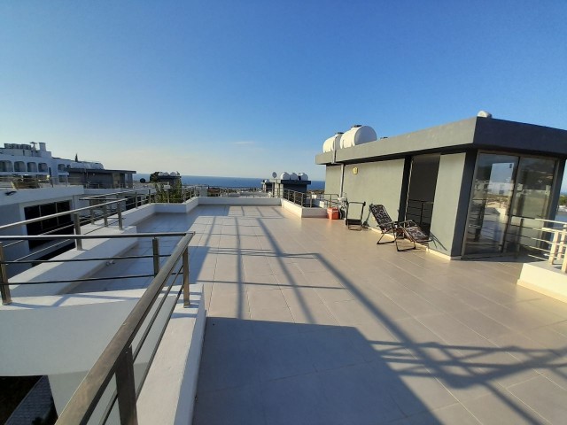 In Çatalköy, Girne, 90 m² Private Terrasse, 2+1 90 m², Möbliert 1. Stock