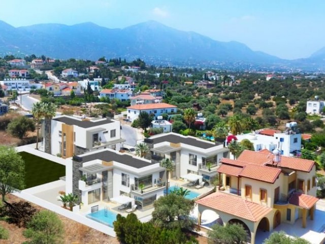 3+1 VILLA MIT POOL IN KYRENIA CHATALKÖY ZU VERKAUFEN ** 