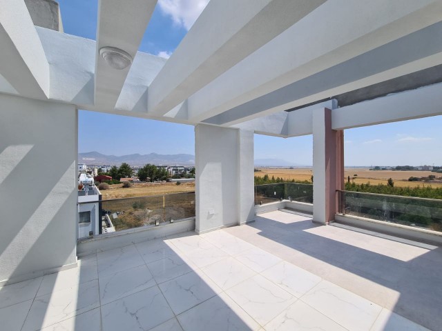 NICOSIA SMALL KAYMAKLI DE ZERO 2+1 LUXURIOUS PENTHOUSE WITH TURKISH COOK 05338764894 ** 