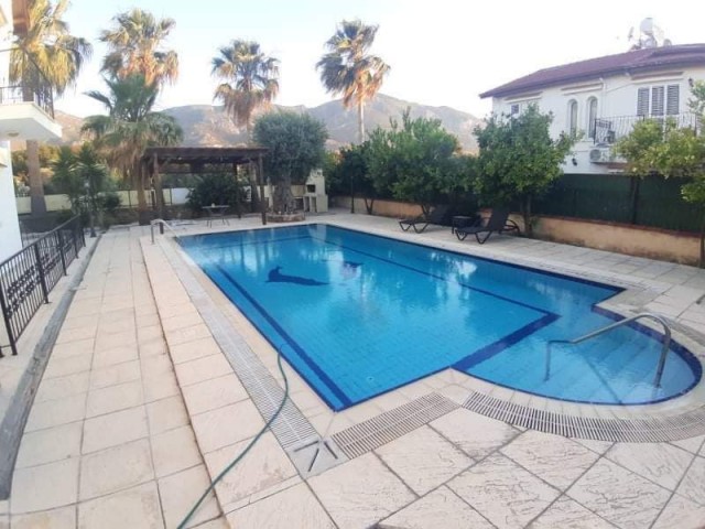 ✨✨CLOSE TO THE CITY IN GIRNE, OZANKÖY, 4 BEDROOM LUXURIOUS VILLA WITH PRIVATE POOL, FULLY FURNISHED AIR CONDITIONED, NATURAL GREEN VIEW, WITH PRIVATE POOL ✨✨