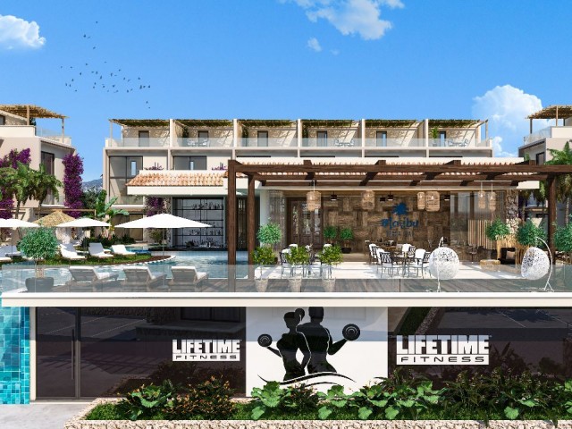 LUXURIÖSES WOHNZENTRUM IN KYRENIA 2+1 UND 3+1 LOFT, GARTEN, BUNGALOW-WOHNUNGEN FÜR DETAILLIERTE INFO