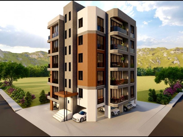 2+1 flats for sale in the new project in Yenişehir, Nicosia