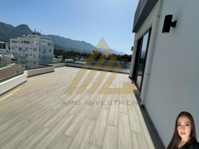 Penthouse for sale with nature and sea views in Kyrenia