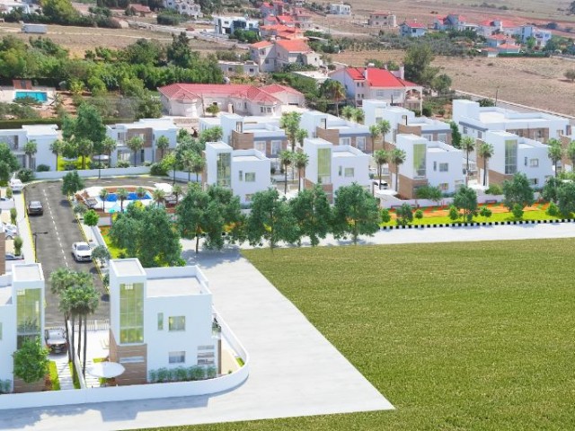 Kuzey Kıbrıs,Mağusa,Yeniboğaziçı bölgesinde satılık 3+1 dubleks villa