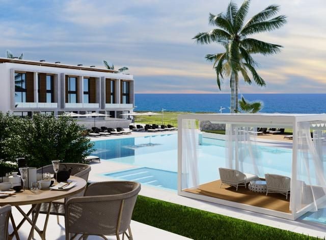 NORTH CYPRUS ; VILLAS AND FLATS FOR SALE IN THE SEAFRONT PROJECT PHASE IN KYRENIA ESENTEPE REGION