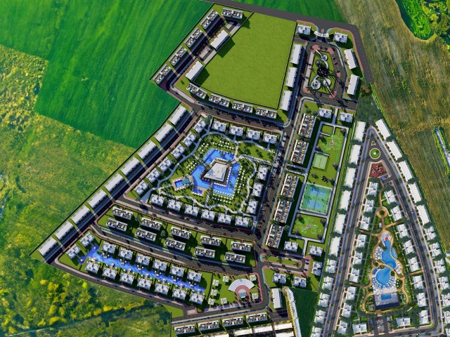 NORTH CYPRUS: FLATS FOR SALE IN PROJECT PHASE IN İSKELE BOGAZ