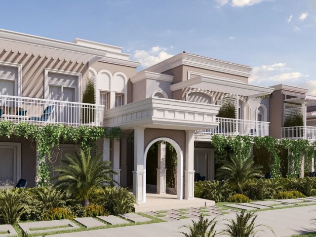 NORTH CYPRUS: FLATS AND VILLAS FOR SALE WITH SPECIAL ARCHITECTURE IN İSKELE AREA