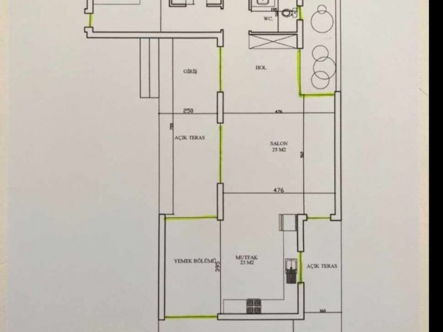 NORTH CYPRUS: LAND FOR SALE WITH A DETACHED HOUSE PROJECT IN THE WONDERFUL AREA OF FAMAGUSTA