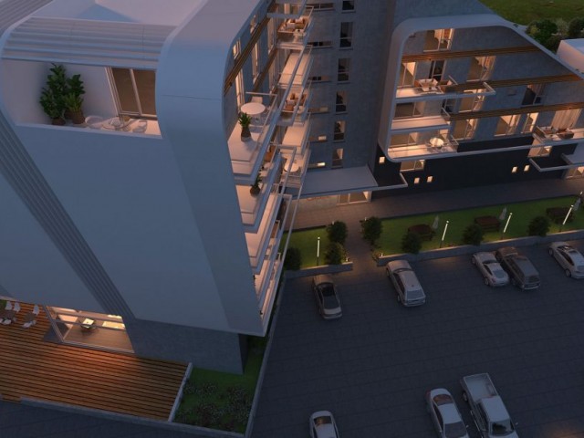  LEFKOŞA/MİNARELİKÖY GARDENPARK34 NİSAN'DA TESLİM SIFIR 2+1 LÜKS DAİRE