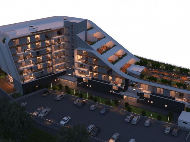 LEFKOŞA/MİNARELİKÖY GARDENPARK34 NİSAN'DA TESLİM SIFIR 2+1 LÜKS DAİRELER