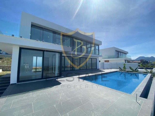 ULTRA LUXUS 4+1 VILLA ZUM VERKAUF MIT PANORAMABLICK AUF KYRENIA BELLAPAIS!! ** 