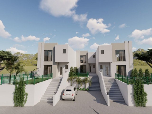 3+1 VILLAS FOR SALE ON THE KYRENIA BOSPHORUS AT AN AFFORDABLE PRICE !! ** 