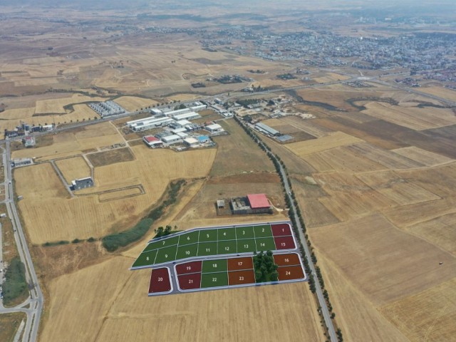 INVESTMENT LANDS IN NICOSIA ALAYKOY INDUSTRIAL ZONE WITH PRICES STARTING FROM 90,000 STG!!