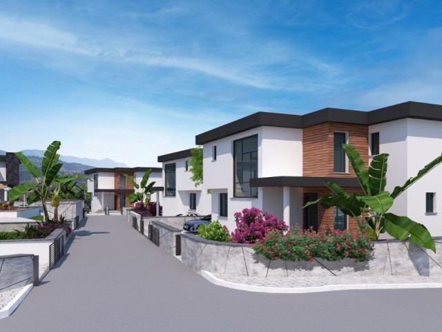 SEA VIEW 4+1 ULTRA LUXURIOUS VILLAS FOR SALE IN KYRENIA ZEYTİNLİK !!