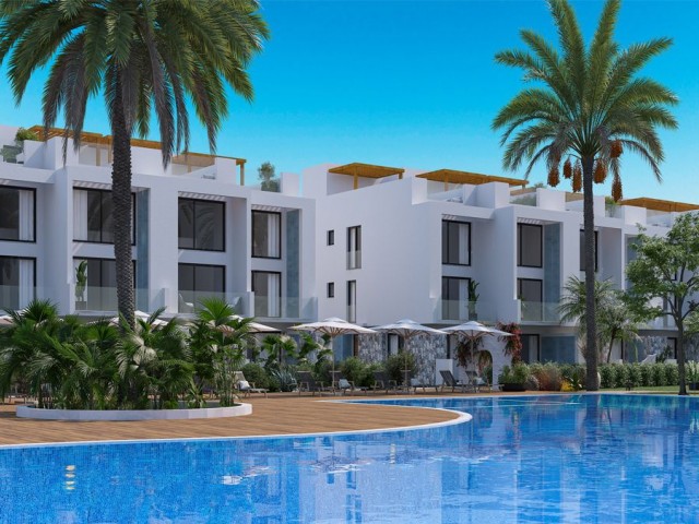 FLATS FOR SALE IN TATLISU, NORTH CYPRUS WITH UNINTERRUPTED SEA AND MOUNTAIN VIEW