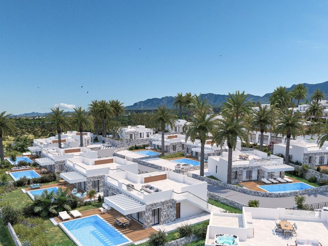 PRIVATE BOUTIQUE PROJECT CONSISTING OF LUXURIOUS VILLAS AND BUNGALOWS IN ESENTEPE, NORTH CYPRUS