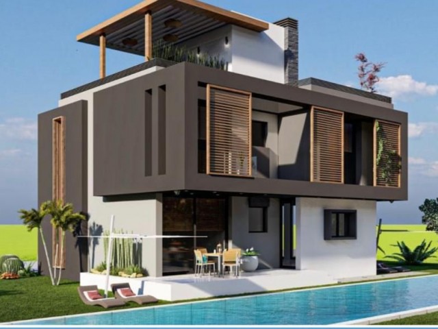 3+1 VILLA MIT POOL ZU VERKAUFEN IN KYRENIA KARŞIYAKA!!