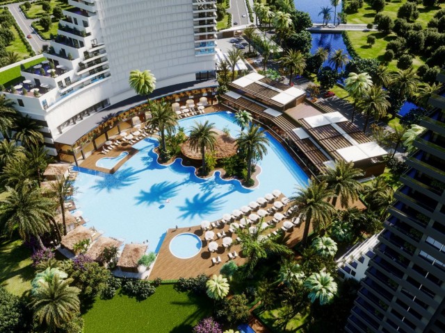 İSKELE LONG BEACH'DE ÖDEME PLANLI 1+1 DAİRE !!