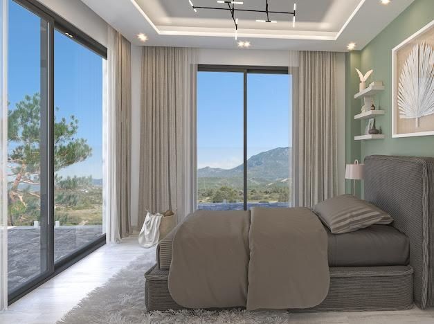 ULTRA LUXURIOUS SEA VIEW 4+2 VILLA WITH TURKISH KOCHAN IN KYRENIA ÇATALKÖY !!