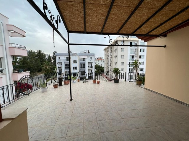 FURNISHED 2+1 FLAT WITH LARGE TERRACE IN KYRENIA CENTER !!