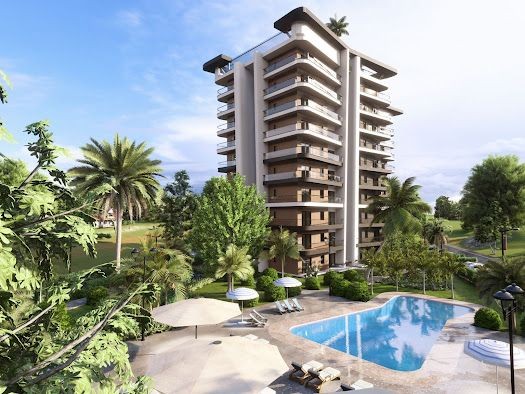 FLATS FOR SALE IN İSKELE LONG BEACH IN A LUXURIOUS SITE!!